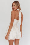 BUBBLE BOTTOM CREAM HALTER