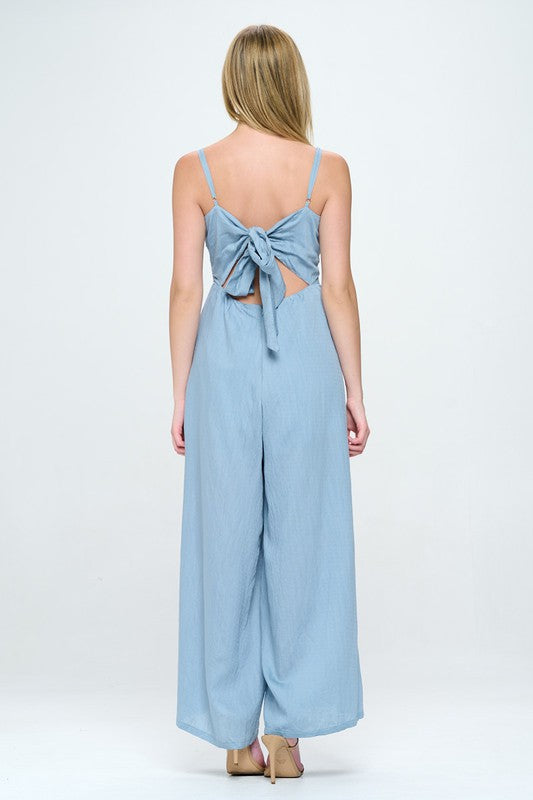 MIDNIGHT BLUE CAMI JUMPSUIT