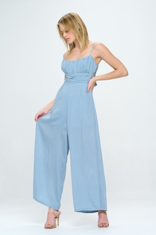 MIDNIGHT BLUE CAMI JUMPSUIT