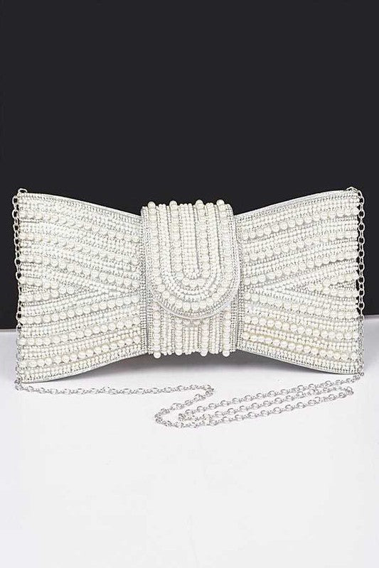 PEARL BOW CLUTCH