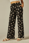 POLKA DOT DRAWSTRING PANTS