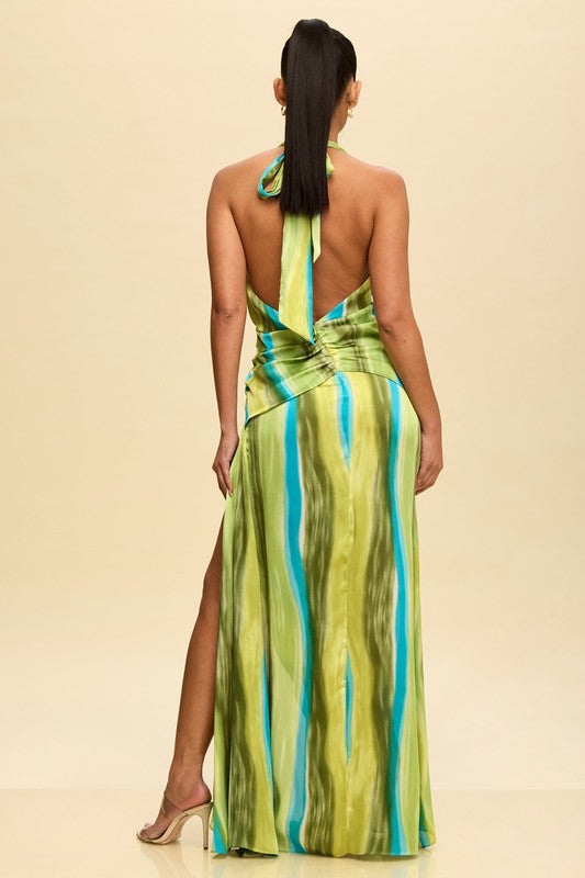 RIO HALTER GREEN MAXI