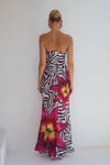 MAXI DRESS ALESSIA ZEBRA FLORAL