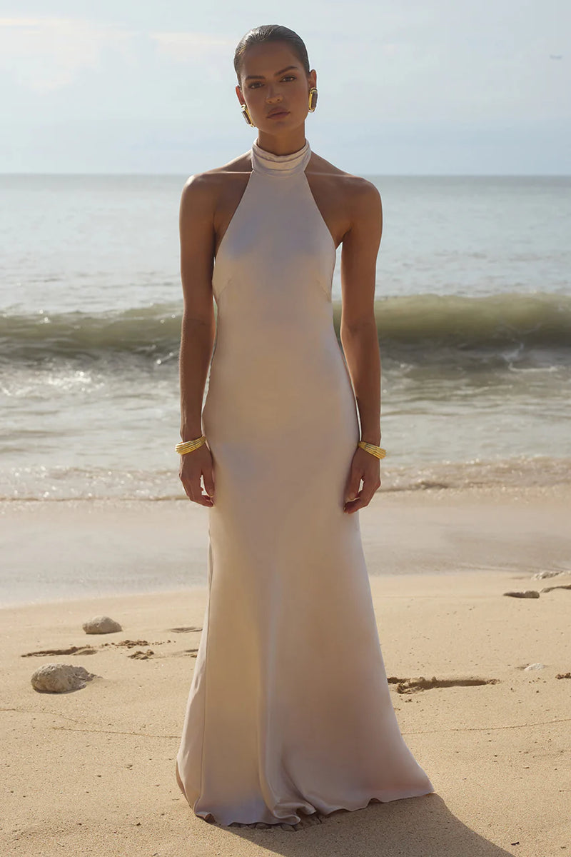 IVORY BRIGITTE MAXI DRESS