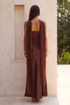 CHOCOLATE ELSA MAXI DRESS