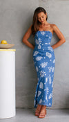 BY THE SEA BLUE MIDI