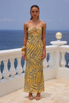 MIDAL MAXI DRESS - SIVELLA PRINT