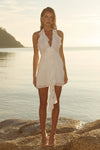 ZELIE MINI DRESS WHITE